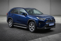 Toyota Rav 4 2019–2025 гг. Боковые Подножки Maydos V1 (2 шт., Алюминий) фото 1