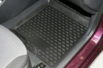 Hyundai Accent 2011-2017 гг. Резиновые коврики в салон (4 шт, Novline) HB фото 4