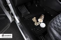 Hyundai Accent 2017-2023 гг. Резиновые коврики (Comfort) в салон (4 шт, Novline) фото 3