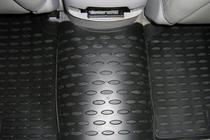 Hyundai Sonata NF 2004-2009 гг. Резиновые коврики в салон (4 шт, Novline) Вариант 2 фото 4