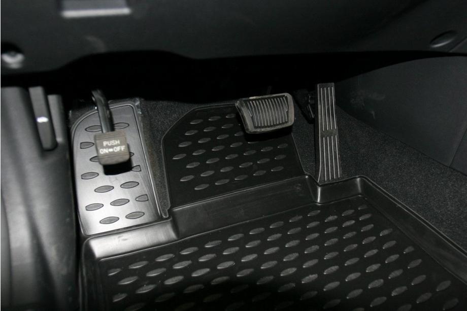 Hyundai Sonata YF 2010-2014 гг. Резиновые коврики в салон (4 шт, Novline) Фото 2
