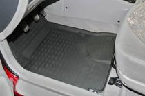 Kia Cerato 1 2004-2009 гг. Резиновые коврики в салон (4 шт, Novline) фото 2