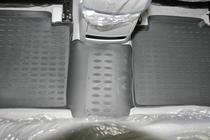 Kia Cerato 1 2004-2009 гг. Резиновые коврики в салон (4 шт, Novline) фото 5