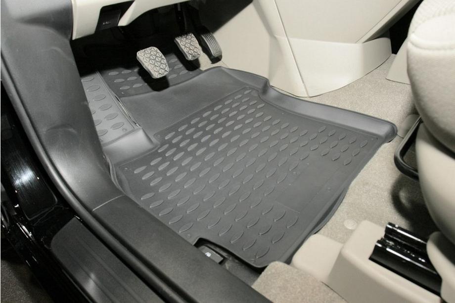 Mazda 5 2010-2018 гг. (2005-2010) Резиновые коврики в салон (4 шт, Novline) Фото 2