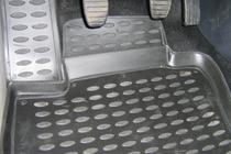 Renault Clio III 2005-2012 гг. Резиновые коврики в салон (4 шт, Novline) фото 2