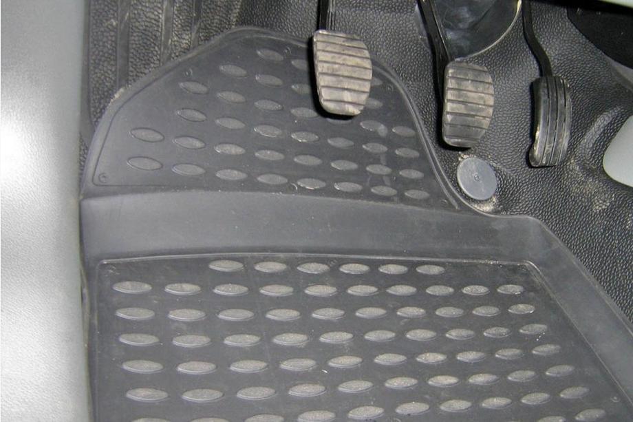 Renault Kangoo 1998-2008 гг. (1998-2008) Резиновые коврики в салон (2 шт, Novline) грузовые Фото 2