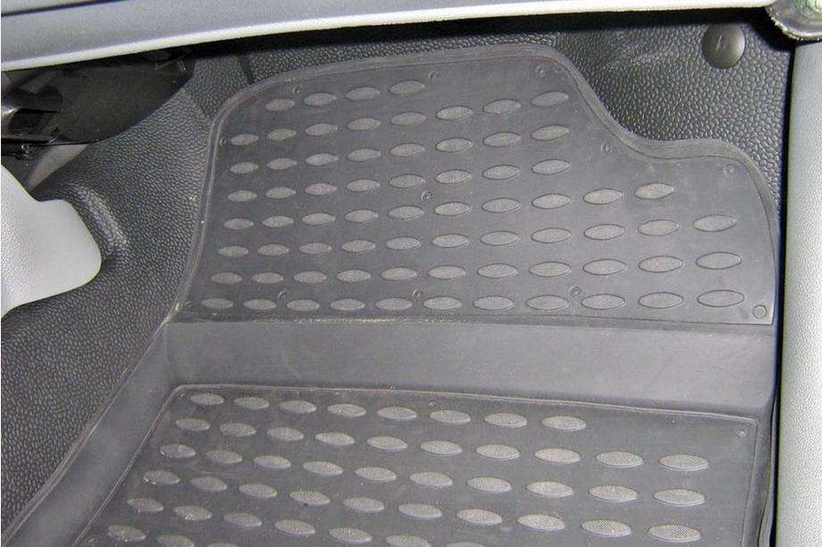 Renault Kangoo 1998-2008 гг. (1998-2008) Резиновые коврики в салон (2 шт, Novline) грузовые Фото 3