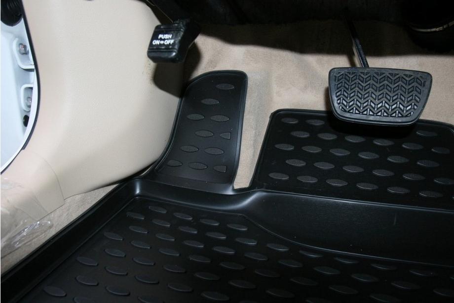 Toyota Camry 2011–2017 гг. Резиновые коврики в салон (4 шт, Novline) 2.5 L /3.5 L Фото 2