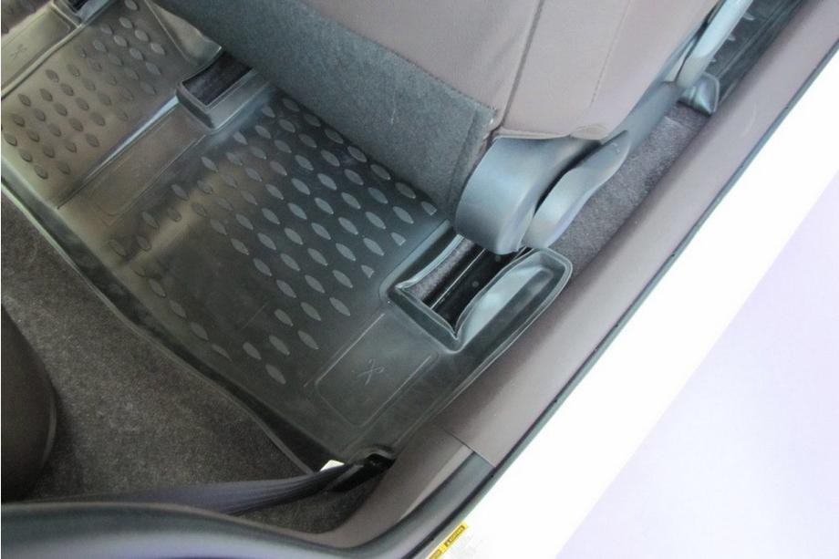 Toyota IQ 2008-2015 гг. Резиновые коврики в салон (4 шт, Novline) Фото 3