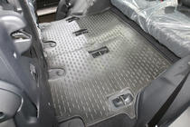 Toyota Land Cruiser 200 2007-2021 гг. Резиновые коврики в салон (Novline, 2012-2015) фото 4