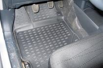 Toyota Yaris 2006-2011 гг. Резиновые коврики в салон (3 шт, Novline) фото 2