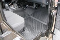 УАЗ 3151 1985–2003 (Hunter) Резиновые коврики в салон (3 шт, Novline) фото 4