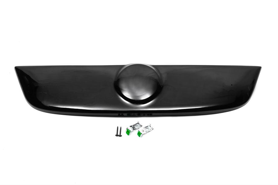 Volkswagen Passat B6 2006-2012 гг. Зимняя накладка на решетку радиатора (верхняя) глянцевый Фото 6