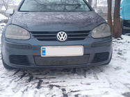 Volkswagen Golf 5 2003-2009 гг. Зимняя накладка на решетку радиатора (HB) фото 3