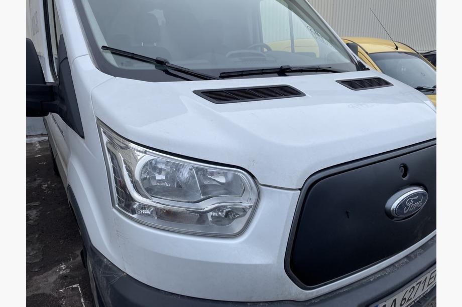 Ford Transit 2014- гг. Зимняя накладка на решетку радиатора (2014-2018) глянцевый Фото 4