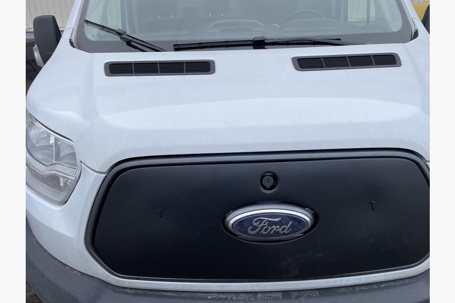 Ford Transit 2014- гг. Зимняя накладка на решетку радиатора (2014-2018) глянцевый Фото 2