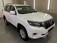 Toyota Land Cruiser Prado 150 2009-2023 гг. Рейлинги турецкий дизайн (Черные, 2 шт) Металлические ножки фото 3