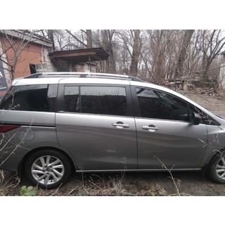Алюминиевые рейлинги (хром) Mazda 5 2010-2018 гг. фото 4