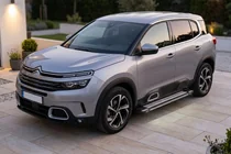 Citroen C5 Aircross 2017-2025 гг. Боковые Подножки Rainbow (2 шт., Алюминий) фото 1