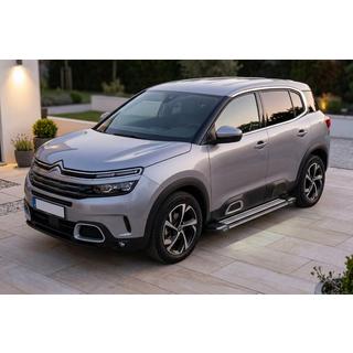 Боковые Подножки Rainbow (2 шт., Алюминий) Citroen C5 Aircross 2017-2025 гг. фото 1