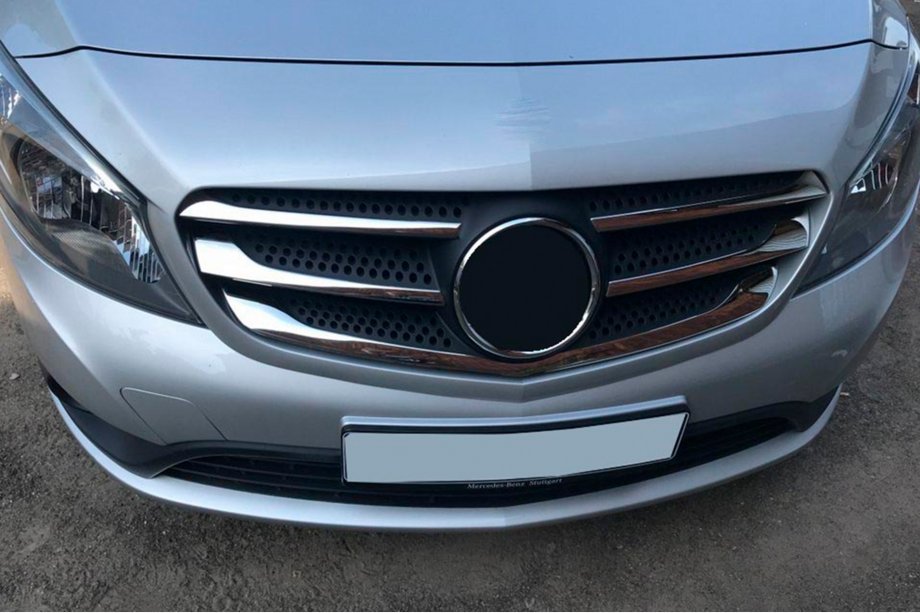 Mercedes Citan 2013-2021 гг. Хром Накладки на Решетку (5 шт, Нержавеющая Сталь) Image