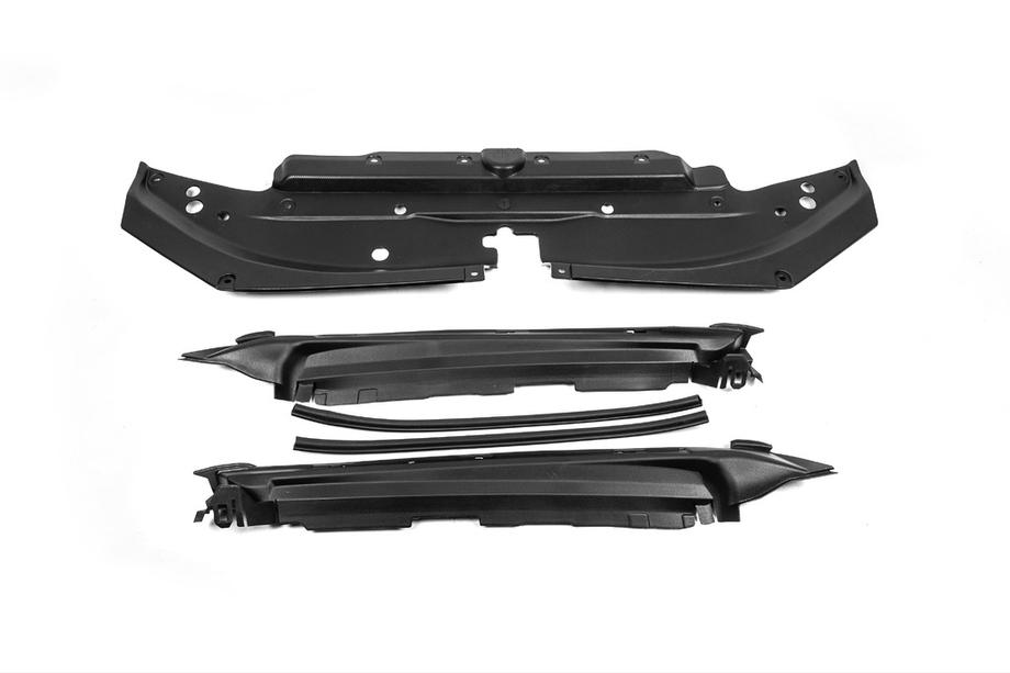 Toyota Land Cruiser Prado 150 2009-2023 гг. Пластик под капотом (комплект, 2017+) Image