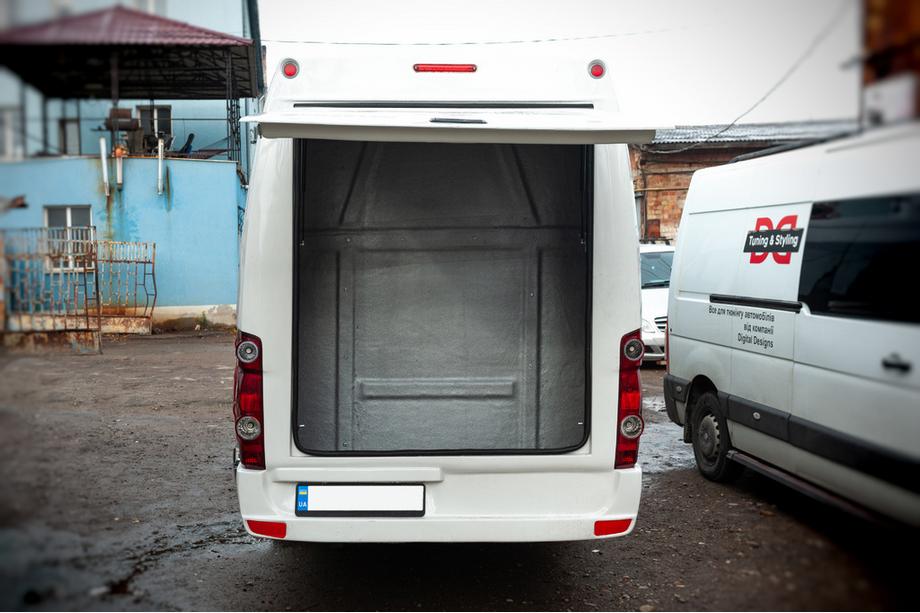 Volkswagen Crafter 2006-2016 гг. Багажник на крышу (грунтованный под покраску) Фото 6