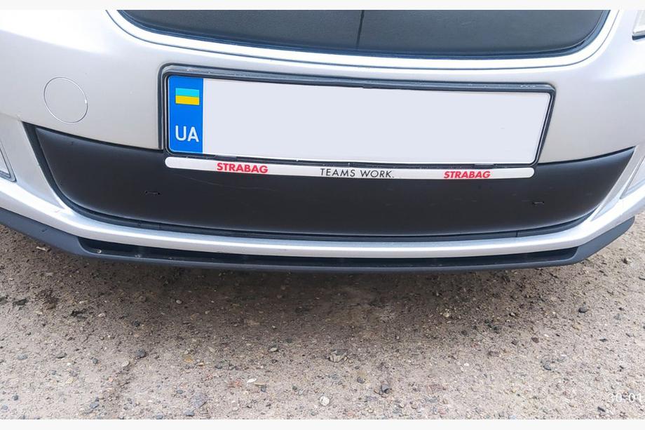 Skoda Roomster 2006-2015 гг. Зимняя накладка на решетку радиатора (2011-2014, нижняя) Матовый Image