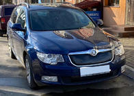 Skoda Superb 2009-2015 гг. Зимняя накладка на решетку (нижняя, 2008-2013) фото 7