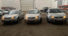 Volkswagen Touran 2003-2010 гг. Нижняя зимняя решетка, 2003-2006 Глянцевая фото 6