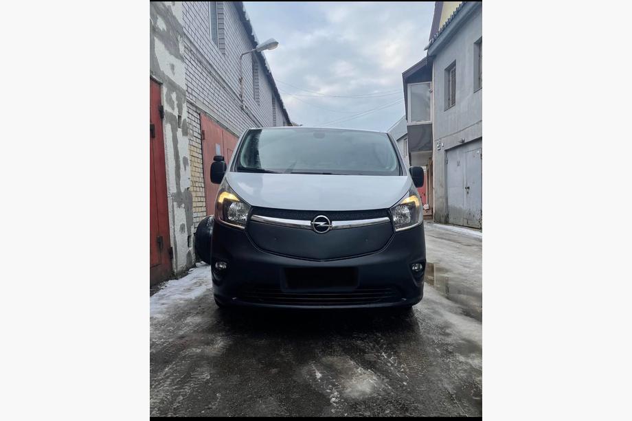 Opel Vivaro 2015-2019 гг. Зимняя накладка на решетку радиатора Матовый Фото 5