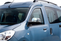 Renault Dokker 2013-2022 гг. Накладки на Зеркала (2 шт, Нержавейка) фото 1