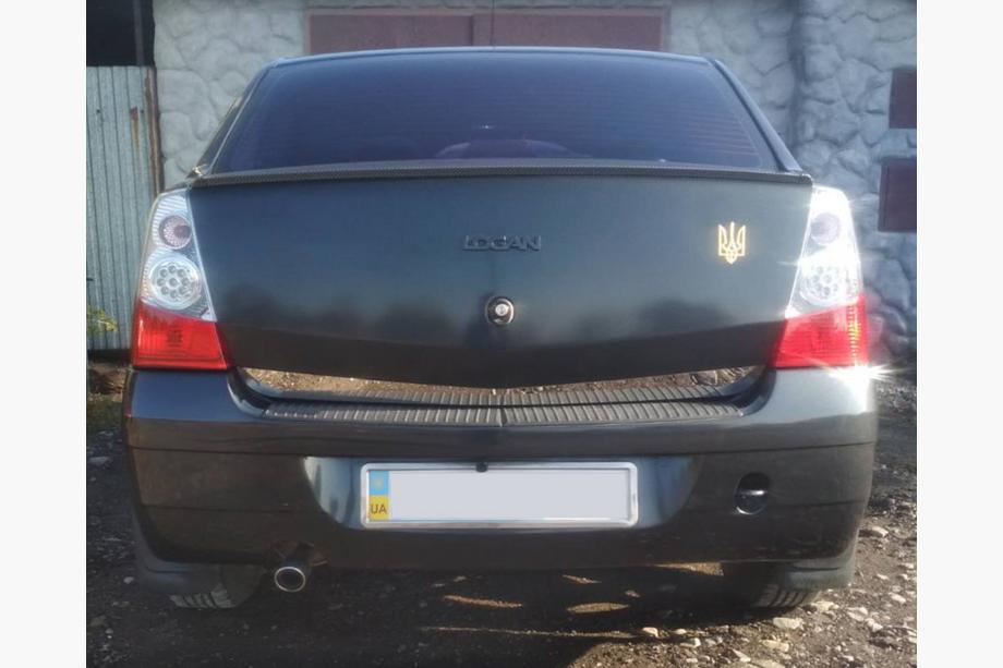Renault Logan I 2005-2008 гг. Накладка нижней кромки крышки багажника (нержавейка) Фото 5