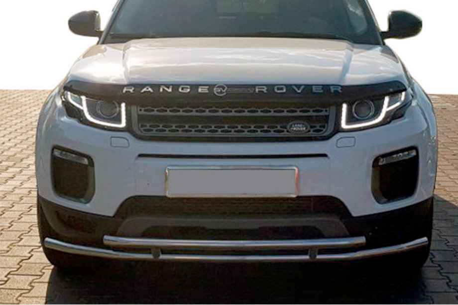 Range Rover Evoque 2012-2018 гг. Передняя защита ST014-1 (нержавейка) Image