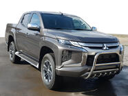 Mitsubishi L200 2015-2024 гг. Передняя защита WT003-Special (нержавейка) фото 1