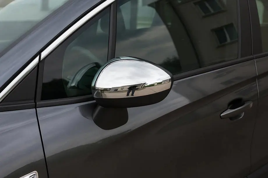 Citroen DS-9 2020- гг. Накладки на Зеркала (2 шт., Нержавейка) Image