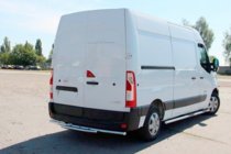 Opel Movano 2010-2021 гг. Задняя дуга AK008 (нержавейка) фото 4