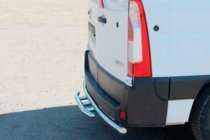 Opel Movano 2010-2021 гг. Задняя дуга AK008 (нержавейка) фото 1