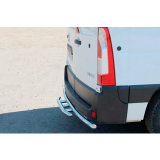 Задняя дуга AK008 (нержавейка) Nissan NV400 2010-2024 гг. фото 1