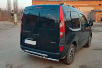 Renault Kangoo 2008–2020 гг. Задняя дуга AK002-2 (нержавейка) фото 3