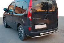 Renault Kangoo 2008–2020 гг. Задняя дуга AK002-2 (нержавейка) фото 1