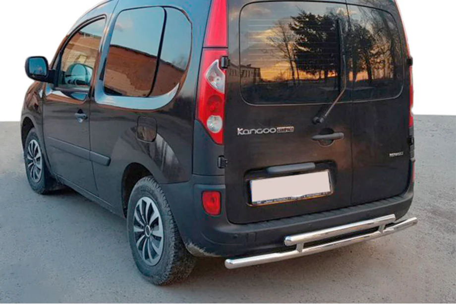Renault Kangoo 2008–2020 гг. Задняя дуга AK002-2 (нержавейка) Image