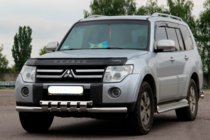 Mitsubishi Pajero Wagon IV 2006-2021 гг. Передняя Защита ST015-13 (Нержавейка) фото 3
