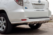 Toyota Rav 4 2006-2013 гг. Задняя защитная дуга AK005-15 (только на EV, 2 шт., нерж.) фото 1