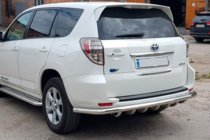 Toyota Rav 4 2006-2013 гг. Задняя защитная дуга AK005-15 (только на EV, 2 шт., нерж.) фото 3