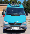 Mercedes Sprinter W901/902/903/904/905 1995–2006 гг. Передняя защита ST015-2 (нерж. сталь) фото 2