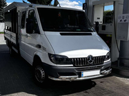 Mercedes Sprinter W901/902/903/904/905 1995–2006 гг. Передняя защита ST015-2 (нерж. сталь) фото 7