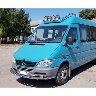 Передняя защита ST015-2 (нерж. сталь) Mercedes Sprinter W901/902/903/904/905 1995–2006 гг. фото 3