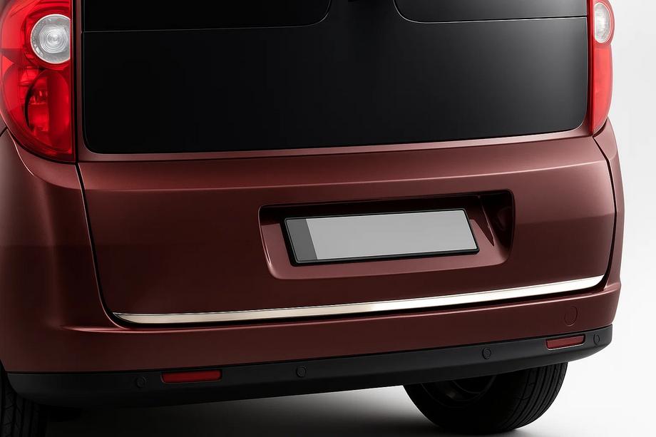 Opel Combo 2012-2018 гг. Накладка кромки крышки багажника нержавейка Image