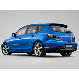 Накладка на багажник HB нержавейка Mazda 3 2003-2009 гг. фото 1